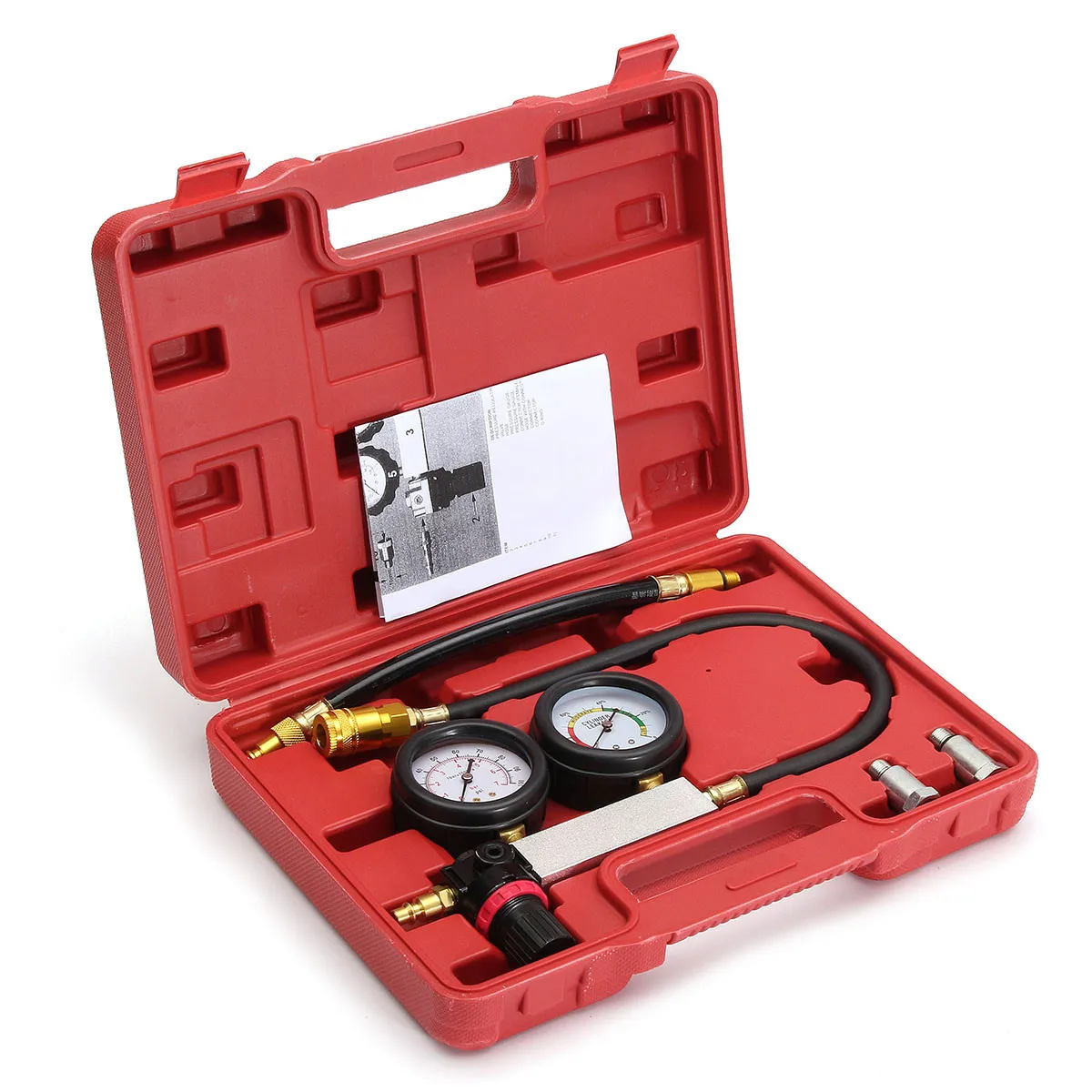£18.94 0 100psi Cylinder Leak Tester Compression Leakage Detector Kit Set Petrol