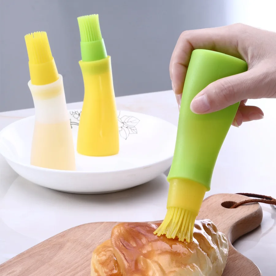 Food Grade Silicone Brush Controlled Oil Brush Seasoning Barbecue