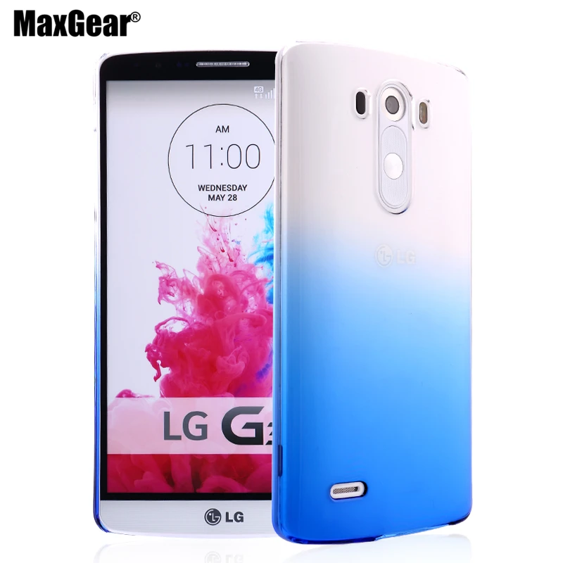 

New Fashion Cute Ultra Thin Clear Gradient Case For LG G2 G3 G4 G5 Phone Case Soft TPU Silicon Back Cover Capa Fundas