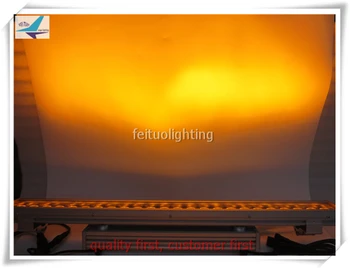 

8 with fly case/lot Led Bar Waterproof 18x18w rgbwa uv Wall Wash 6 in 1 dj led strip lighting