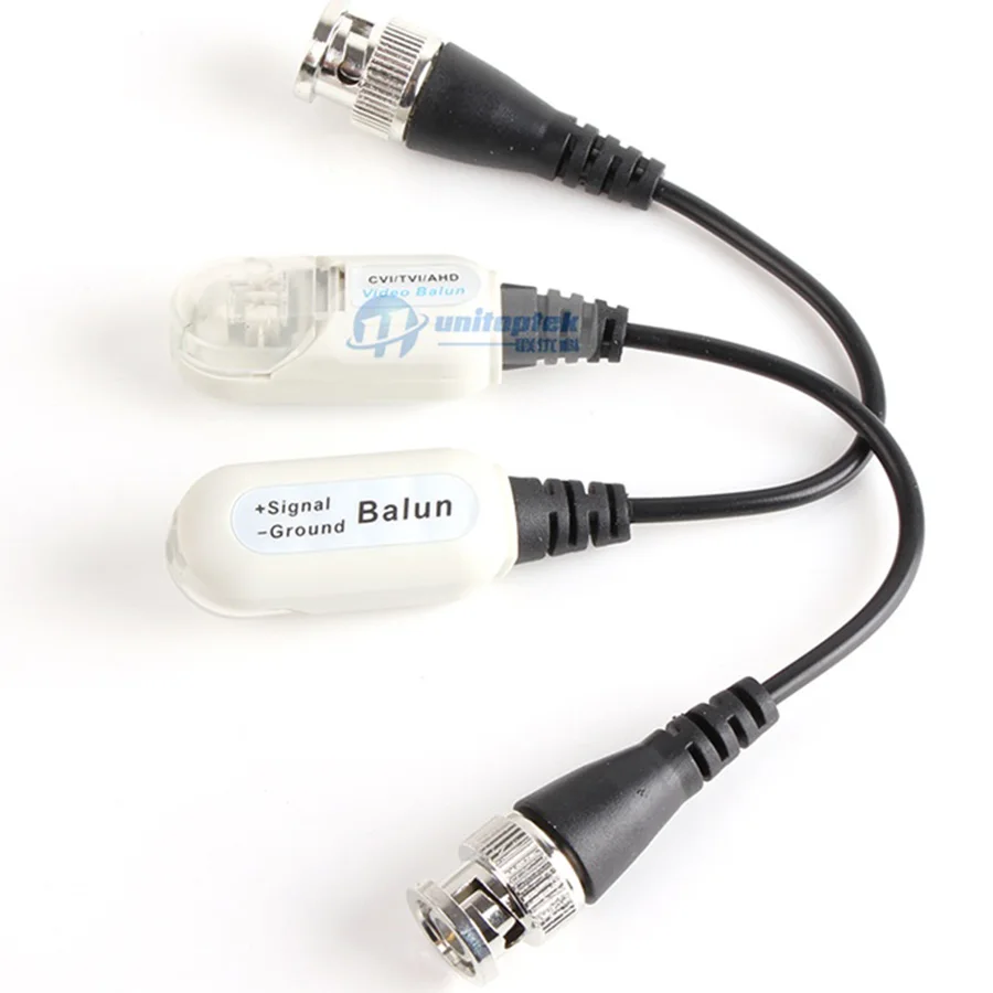 5 пар BNC для UTP CAT5/5e/6 видео baluntransceivers адаптер передатчик Поддержка 720 P/1080 P AHD/CVI/TVI