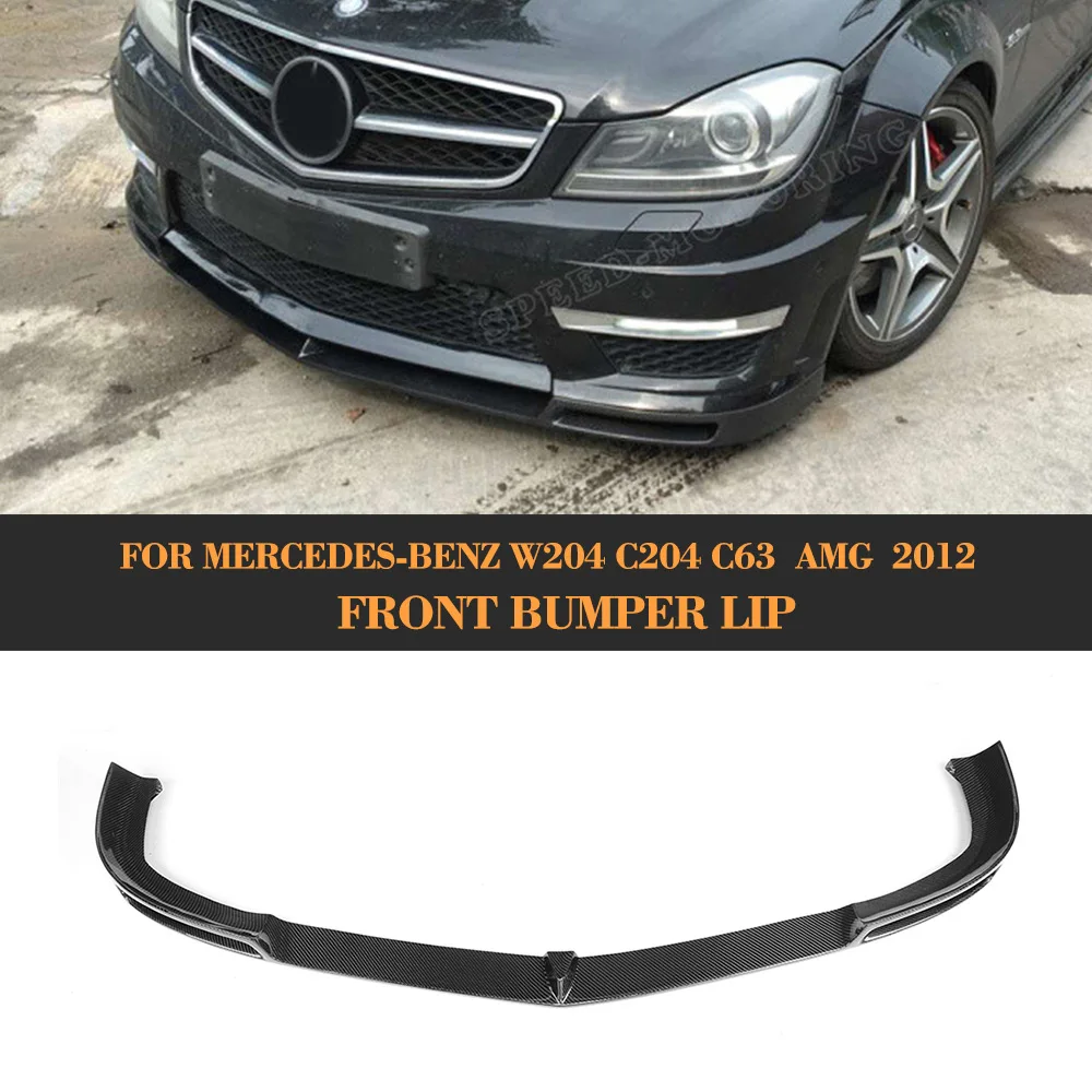 Для W204 задний диффузор из углеродного волокна для Mercedes Benz W204 C63 AMG C300 Sport 2012 2013