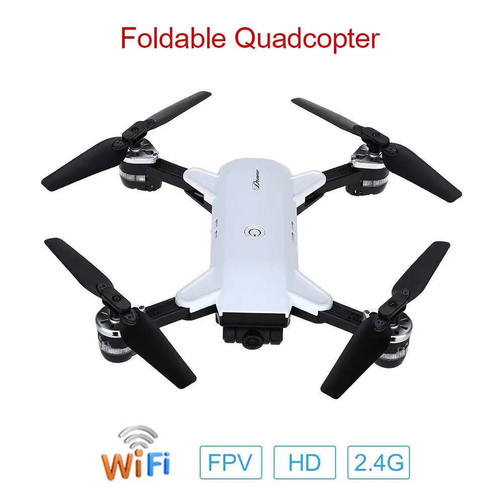 

TOMLOV YH-19HW Foldable Selfie Quadcopter 0.3MP HD WiFi FPV Camera 6-Axis Gyro RC Drone Gravity Sensor Aircraft XS809 UAV Toys