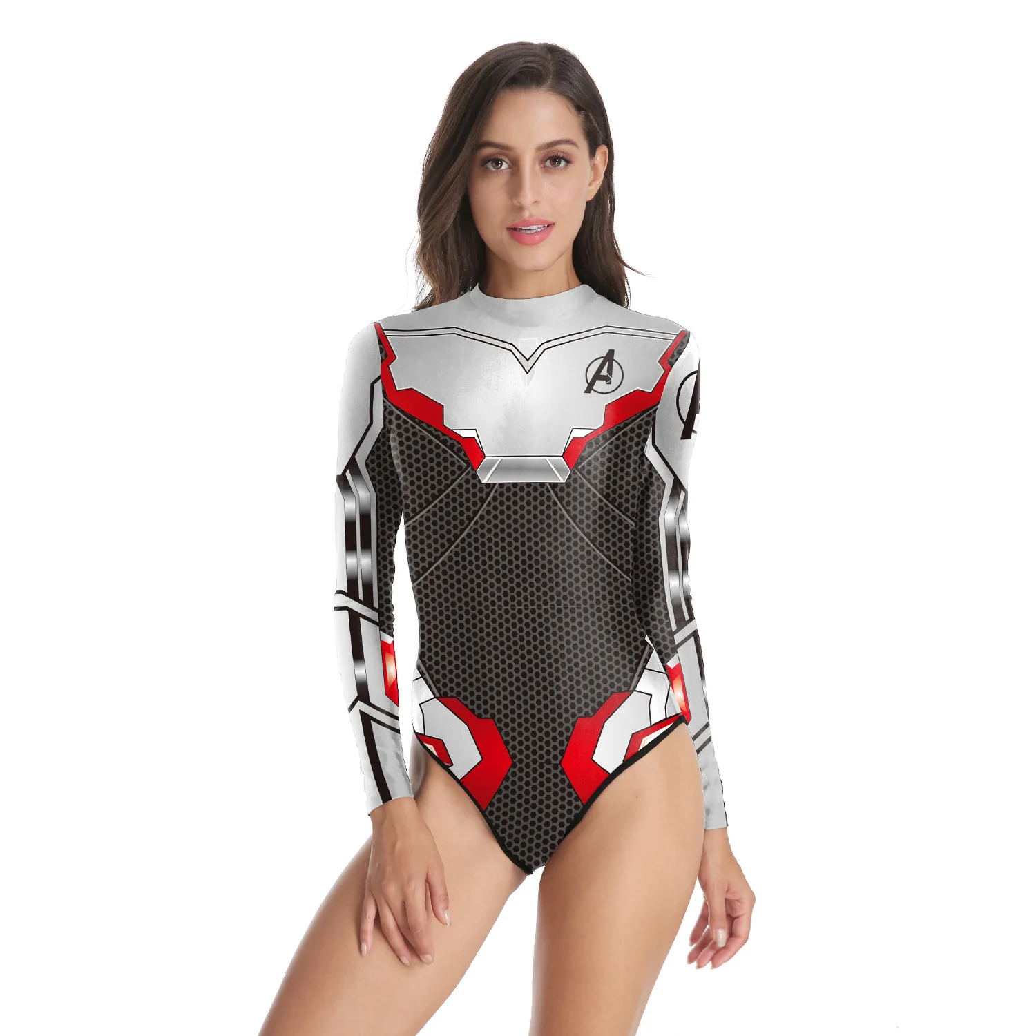 Avengers Endgame Quantum Long Sleeve One-Piece Hoodie Home Sweater Avengers 4 Endgame Quantum Clothing Leisure Sports Suit