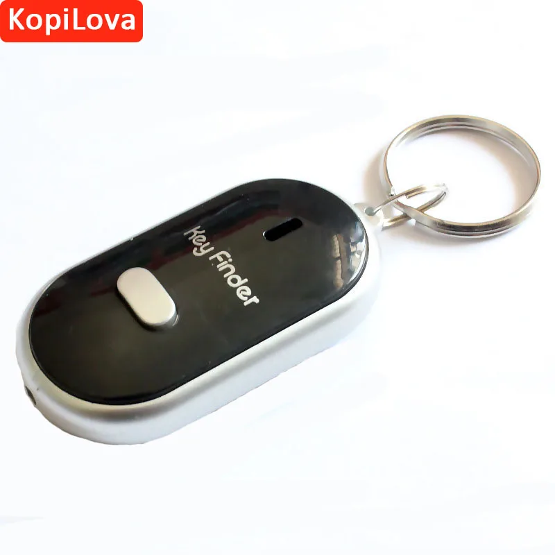 

KopiLova Whistle Key Finder with Light Anti-lost Remote Keyfinder Locator Key Chain Flashing Beeping Key Reminder