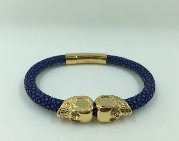 Модный браслет с якорем императора, золотые браслеты, черные кожаные браслеты на запястье и браслеты, подарок для мужчин и женщин