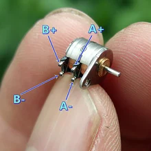 Шаговый двигатель точность двухфазный четырехпроводный миниатюрный 6 мм шаговый двигатель цифровая камера микро шаговый двигатель электрическое оборудование