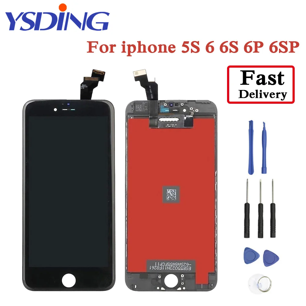 Original YSDING Lcd Display Screen For iPhone 6 6S plus Plus LCD Touch With Digitizer Replacement Assembly Parts | Мобильные