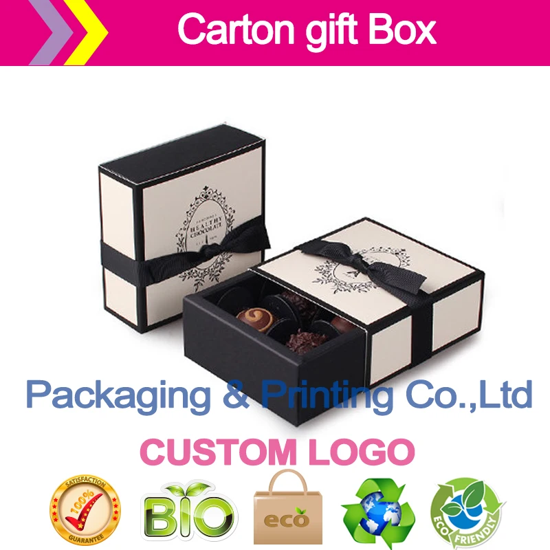 Jewelry packaging and display equipment ribbons box for gift packing