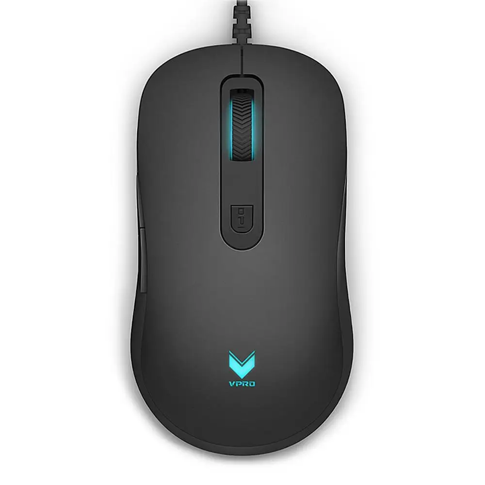 Оригинальная программируемая игровая мышь Rapoo V22 3000 dpi 7 кнопок с подсветкой USB