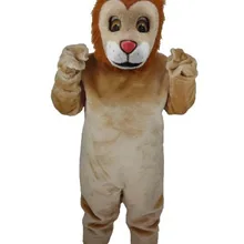 Дружественный костюм талисмана льва взрослый размер диких животных Мужской Король льва Карнавальная вечеринка, косплей маскарадный костюм комплект EMS отправка SW1027