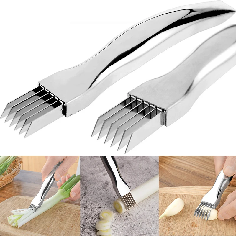 

OLOEY Stainless Steel Vegetable Cutter Onion Chopper Shredder Multi-Function Shaving Food Cutting Slicer Kitchen Tools Gadget
