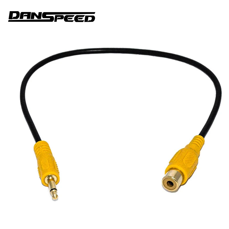 

DANSPEED 30cm 3.5mm 1/8 inch Mono Male Plug to RCA Female Jack Plug Audio Cable Cord Adapter For DVD TV VCR CD Player