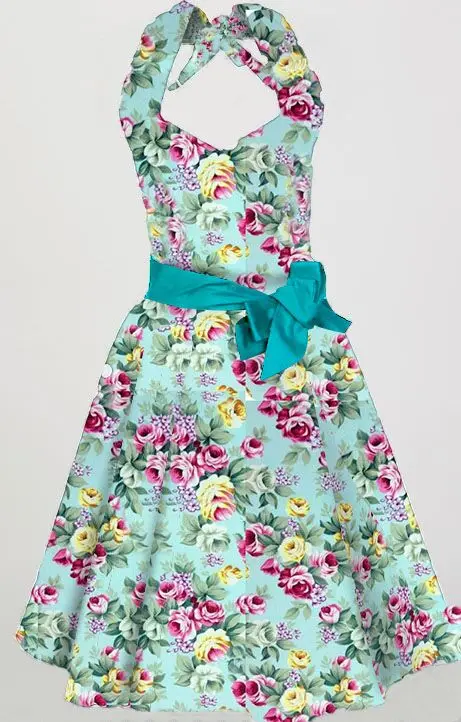 flower design dress