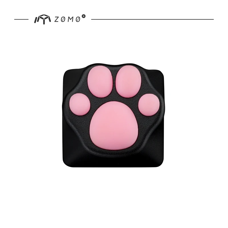 Zomo алюминиевый и силиконовый Kitty Paw Artisan Keycap cat pad CNC анодированный алюминиевый корпус совместим с переключателями Cherry MX