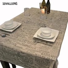 

Cotton And Linen European Printed Table Cloth Oilproof Tablecloth Rectangular Tablecloth-for-table Toalha De Mesa Table Cover