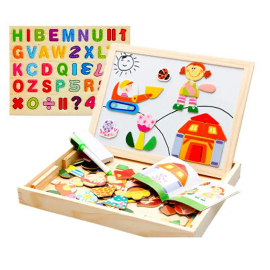 Legno Tangram Puzzle Educativi Giochi Da Tavolo Per Bambini