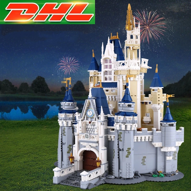 

LEPIN 16008 Cinderella Princess Castle City set 4080pcs Model Building Block Kid Education Toy Birthday Gift Compatible 71040