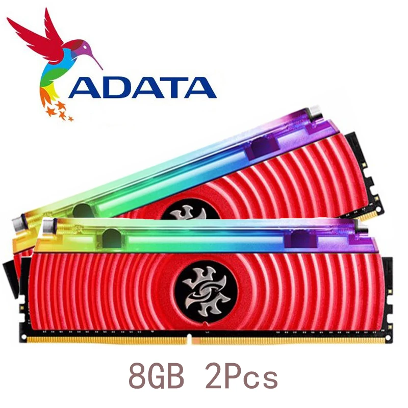 ADATA XPG D80 память ПК ram Memoria модуль 16 Гб 2X8 Гб двухканальная DDR4 память PC4 3200 МГц 3000 МГц Настольный DIMM 3000 3600 МГц