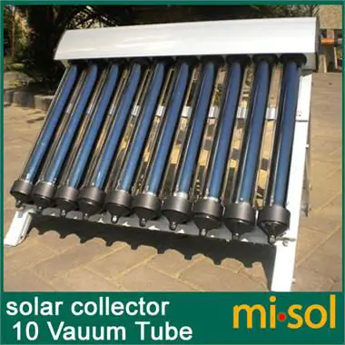 10 Tubos de Vácuo, Solar Coletor de Aquecedor Solar de Água Quente, Os Tubos de vácuo, nova
