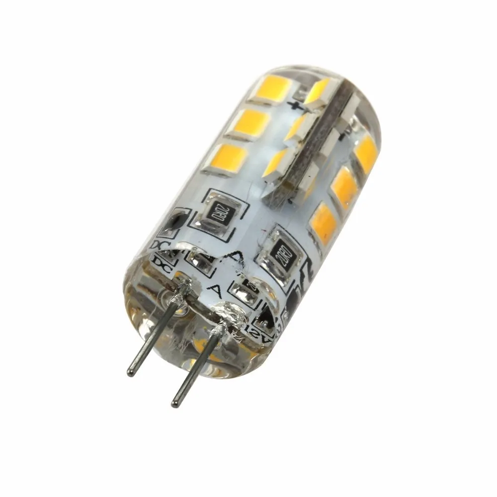 10 шт затемняемый G4 3W 24x2835SMD 180LM 3000 K/6000 K теплый белый/холодный белый светильник светодиодный кукурузная лампа(DC12V) 360 градусов