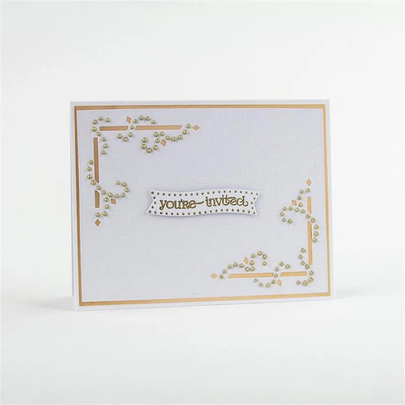 

DiyArts 1 Pcs/lot Metal Cutting Dies Scrapbooking For Card Making DIY Embossing Cuts New Craft Right Angle Decoration