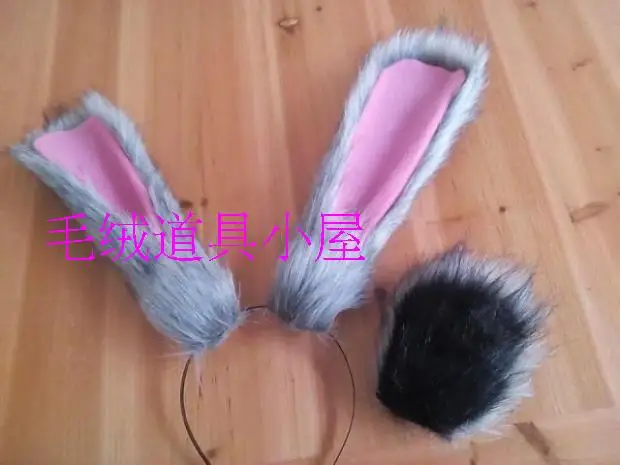 

Movie Zootopia Rabbit Cosplay Ears Zootopia Judy Cosplay Tail Rabbit Tail Pink Rabbit Ear