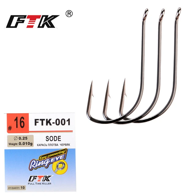 Steel Hooks Fish Carp Fishing, Fishing Hooks Ftk Sode