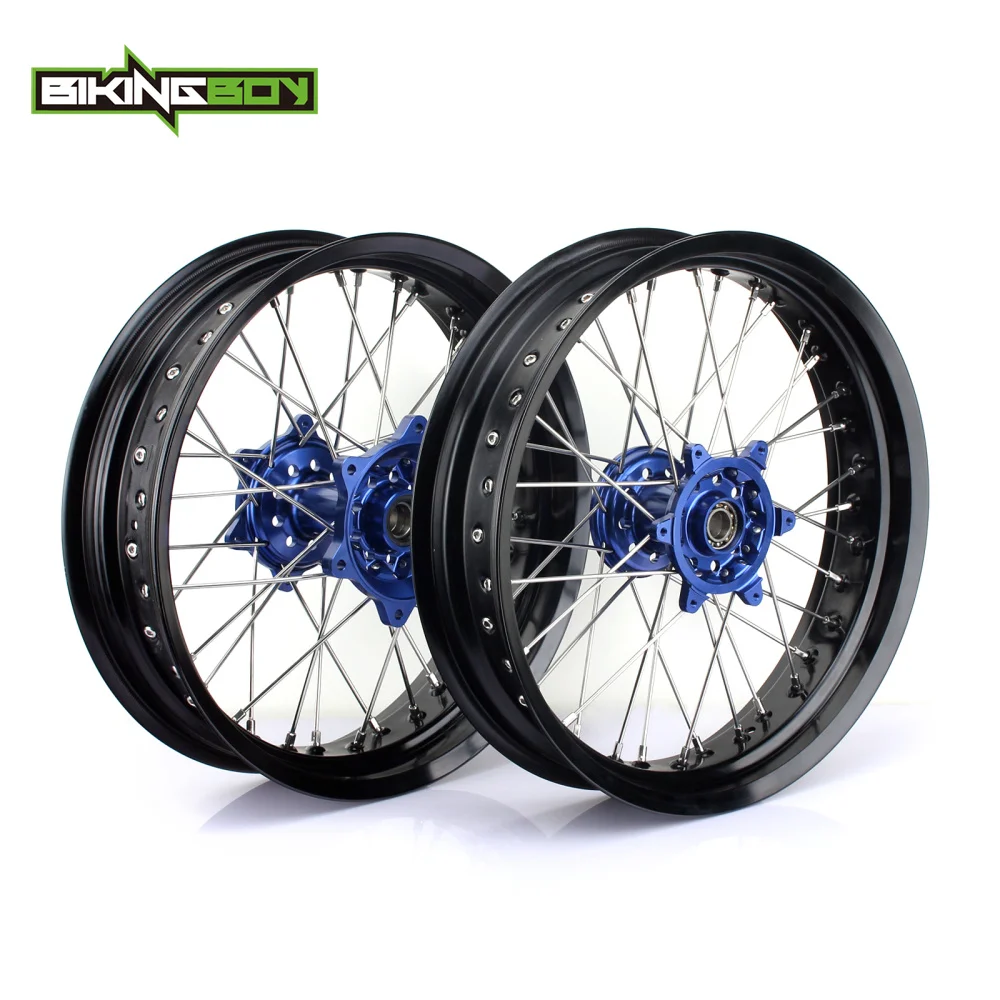 BIKINGBOY SX SXF MXC SXS XC W 3 5 0/4 5/4 25 17 &quotсупермото передние и задние колеса обода ступицы