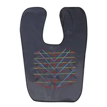 Парикмахерская Ткань для стрижки волос для взрослых Водонепроницаемая накидка для волос черная Парикмахерская накидка фартук