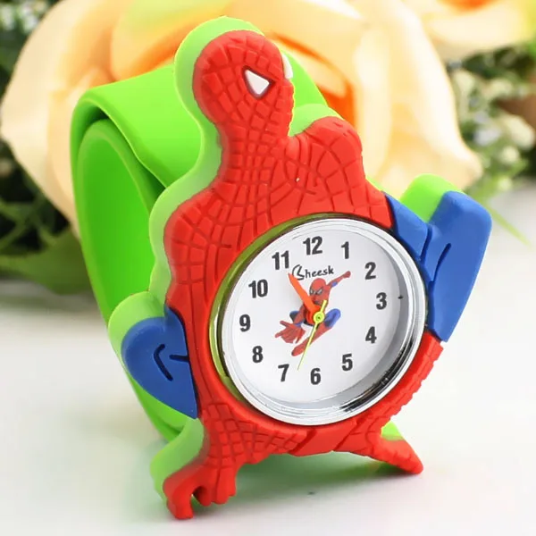 Wholesale 2022 Children's Clock Student Children Boy Spider Man Watches Kids Silicone Cartoon Watch Relogio Masculino Kids Watch