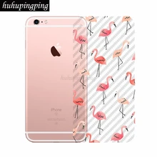 

Luxury Flamingo Printed Drawing Soft Back Film for iPhone 6S/6 4.7" Anti-Scratch Anti-Fingerprint Carbon Sticker