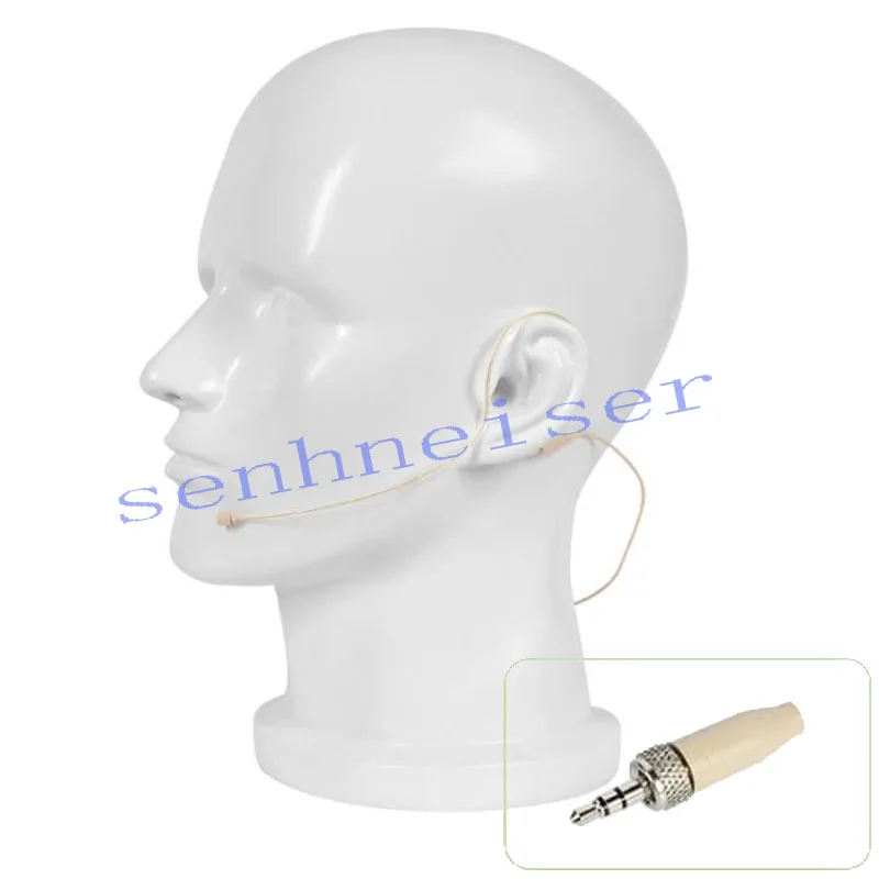 100PCS 3.5mm Plug (with nut) Skin Color Mini Single Ear Hanging Omni Directional Condenser Headset Microphone E1-B-1 | Электроника