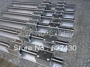 

3pcs linear rail SBR25-L850/1150/1550mm +6pcs SBR25UU linear open block bearings