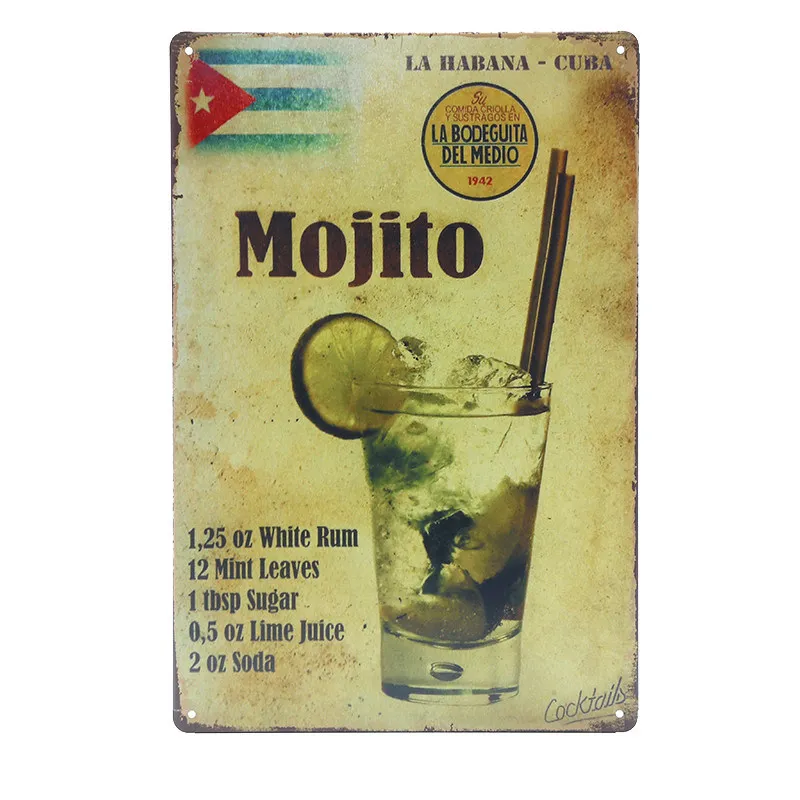 NEW0386A Russian Vodka Metal Poster Ice Cold Beer Brand Tin Signs Bar Pub Club Cafe Home Decor Wall Sticker Vintage Retro Plaque YQZ090 - Цвет: NEW0386A
