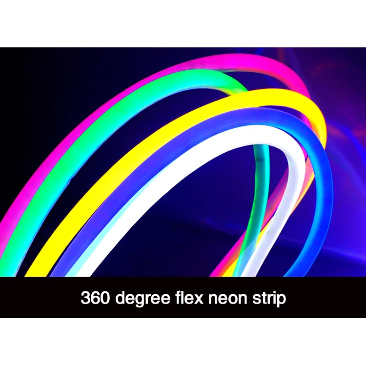 ip68 120led/m водонепроницаемый led neon flex с вилкой led flex tube теплый/холодный белый/R/G/B/RGB