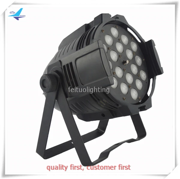 

free shipping 4pcs/lot DMX Zoom Par Light 18x15w RGBWA 5IN1 LED Lumiere Wash Stage Pro Par Can Par64 Event Disco Show Lighting