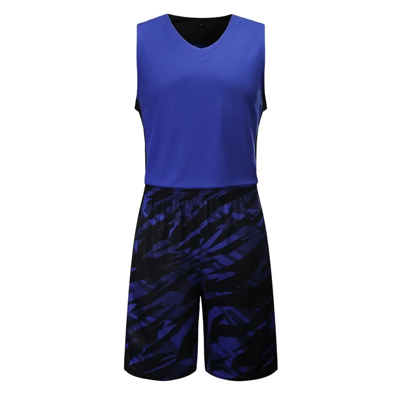 Grntamn Лето баскетбол спортивная форма костюм Для мужчин тренажерный зал рукавов майки для баскетбола+ шорты брюки 2 шт./компл