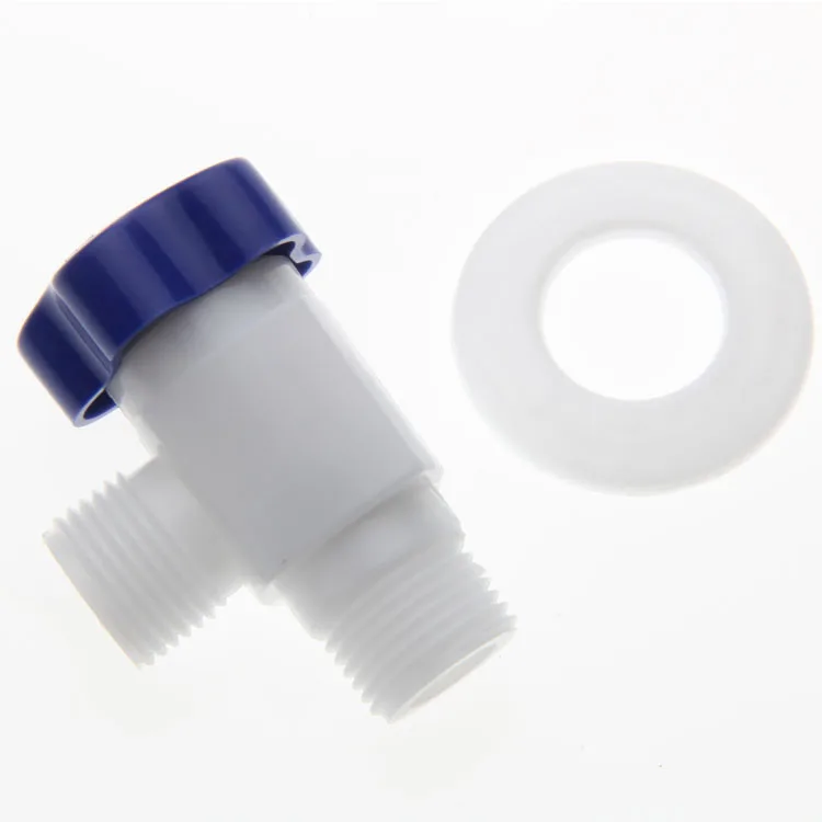 Thickened hot and cold water PVC plastic triangle valve water heater stop valve toilet switch valve home straight valve