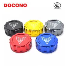 DOCONO задний Мотоцикл с ЧПУ Алюминиевый сплав Тормозная жидкость Крышка Резервуара чашки для yamaha yzf r3 r25 mt07 fz7 mt09 fz9