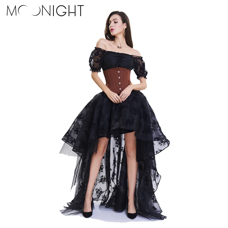 corset skirt long