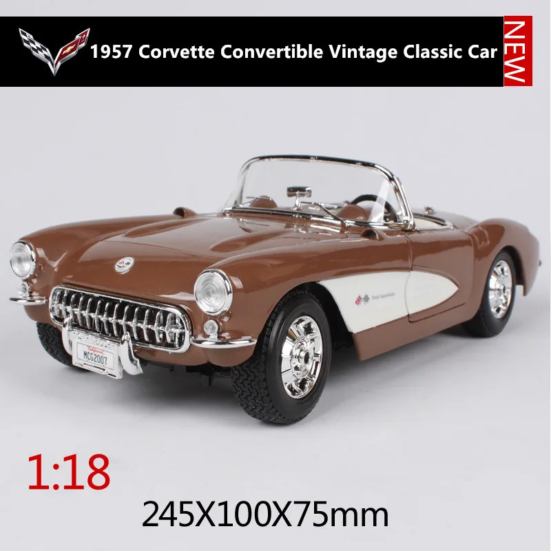 Maisto 1:18 1965 Chevrolet Corvette моделирование сплава Ретро модель автомобиля классическая модель автомобиля украшение автомобиля