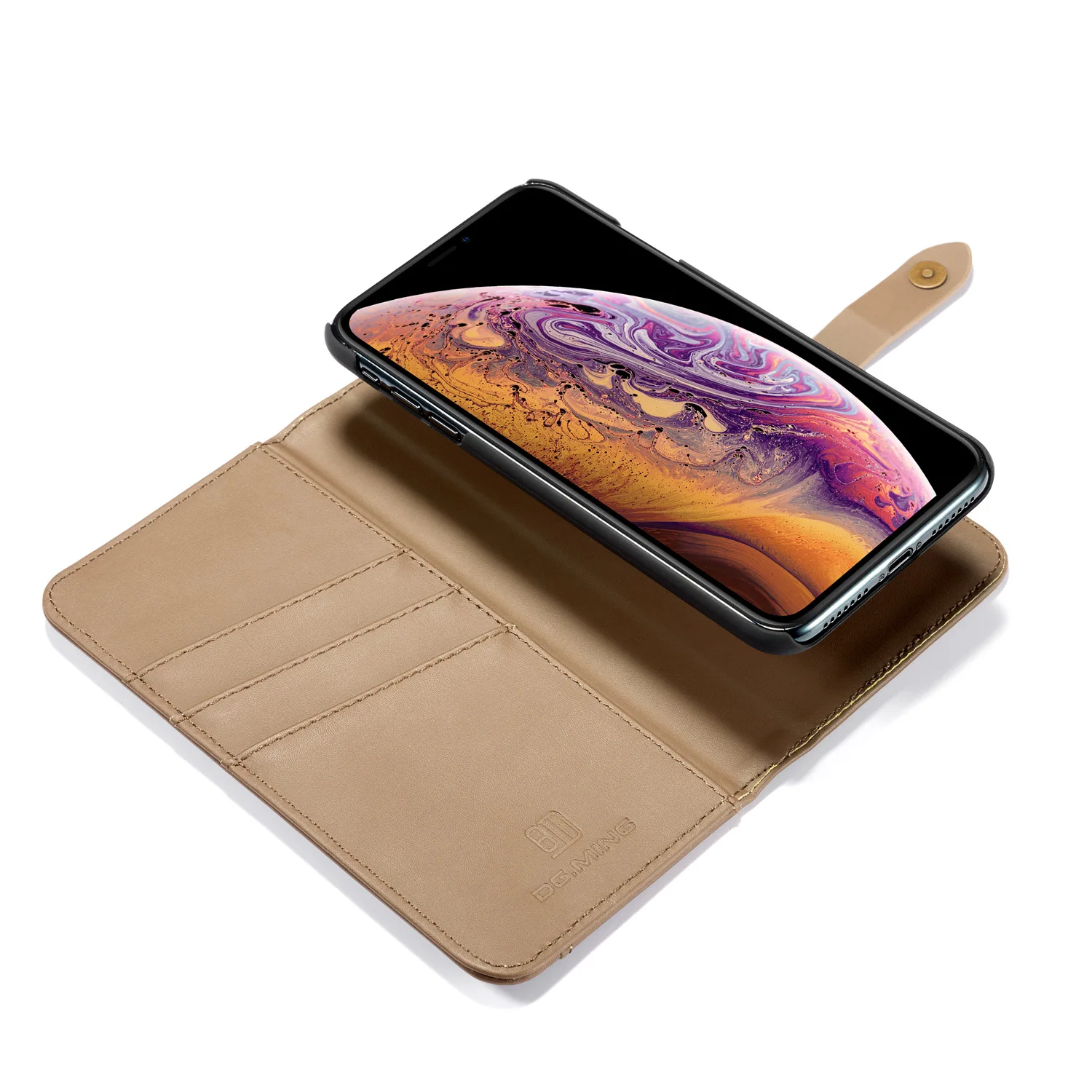 Тонкий кожаный чехол в стиле ретро для IPhone XS MAX XR X iPhone 6 6S 7 8 PLUS слот карт кошелек