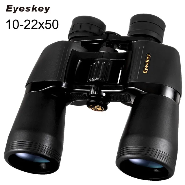 Бинокль Eyeskey 10-22x50 с высоким увеличением охотничий водонепроницаемый телескоп Bak4