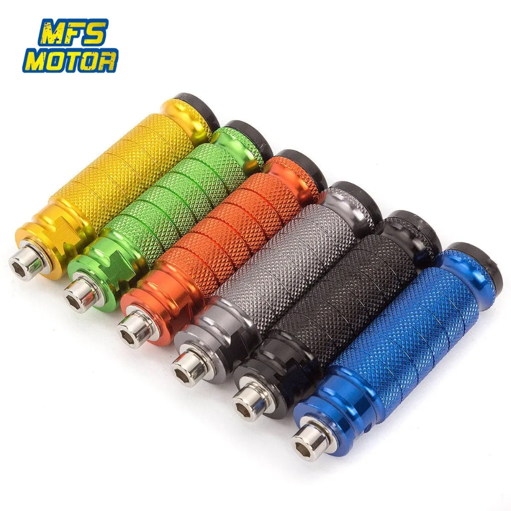 Универсальные CNC мотоциклетные подножки для Honda Kawasaki Yamaha Suzuki KTM BMW KX250 xr250 R1