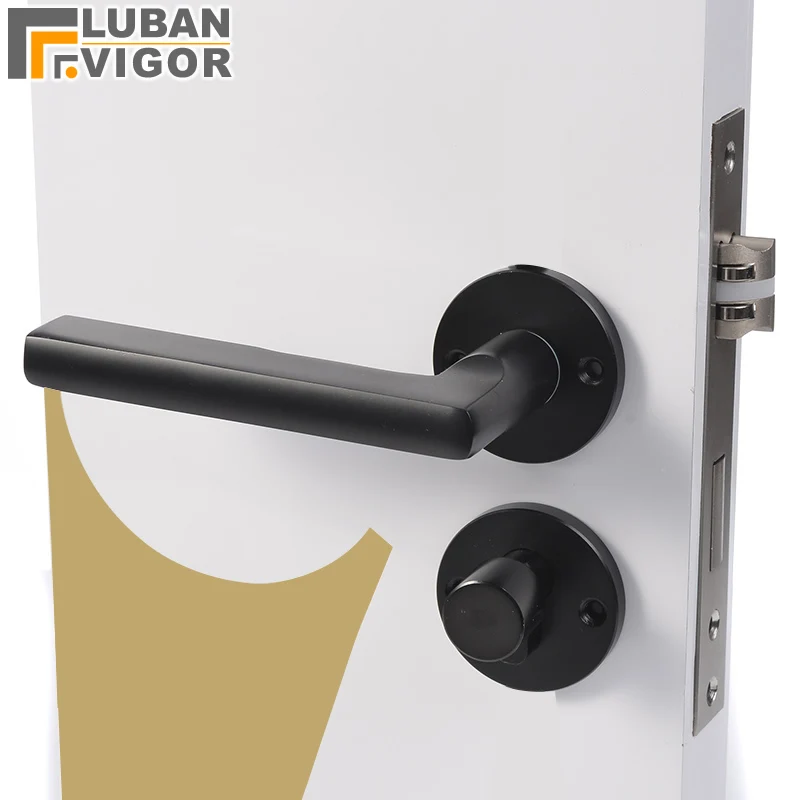 So beautiful,Black space aluminum door handle Interior / Bedroom door lock Split Silent door lock ,Door hardware So beautiful,Black space aluminum door handle Interior / Bedroom door lock Split Silent door lock ,Door hardware