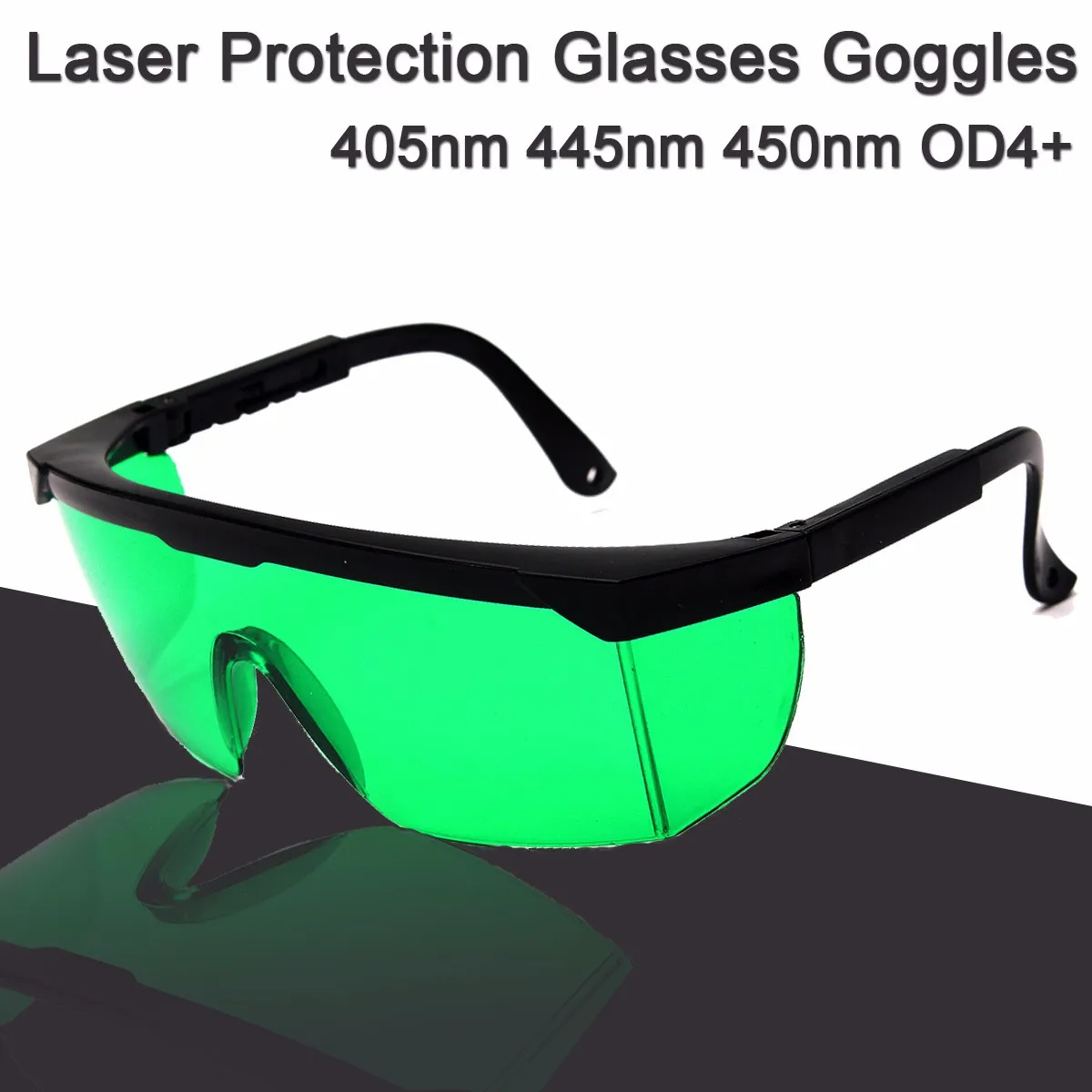 

405nm 445nm 450nm Blue 808NM 980NM IR Laser Protection Glasses Goggles OD4+