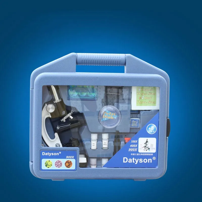 

900X Metal Microscope Lab Set Electronic Digital Eyepiece for Children