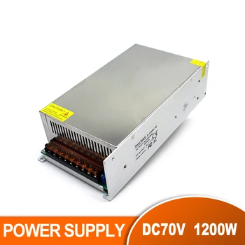 

Universal DC70V 17.2A 1200W Switch Power Supply Source Transformer 110 220V AC DC 70V SMPS for Industry Mechanical Equipment CNC