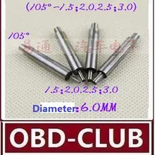 Универсальный из быстрорежущей инструментальной стали двойной головной зонд pin105 градусов 1,5 мм/2,0 мм/2,5 мм/3 мм Диаметр зонд для A7 A9 E9 копировально-фрезерный станок для обработки замочных ключей